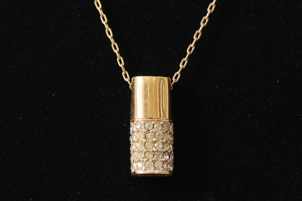 ビンテージアクセサリー　和製ビンテージ　クラシカルなデザインのネックレス(R-043016)