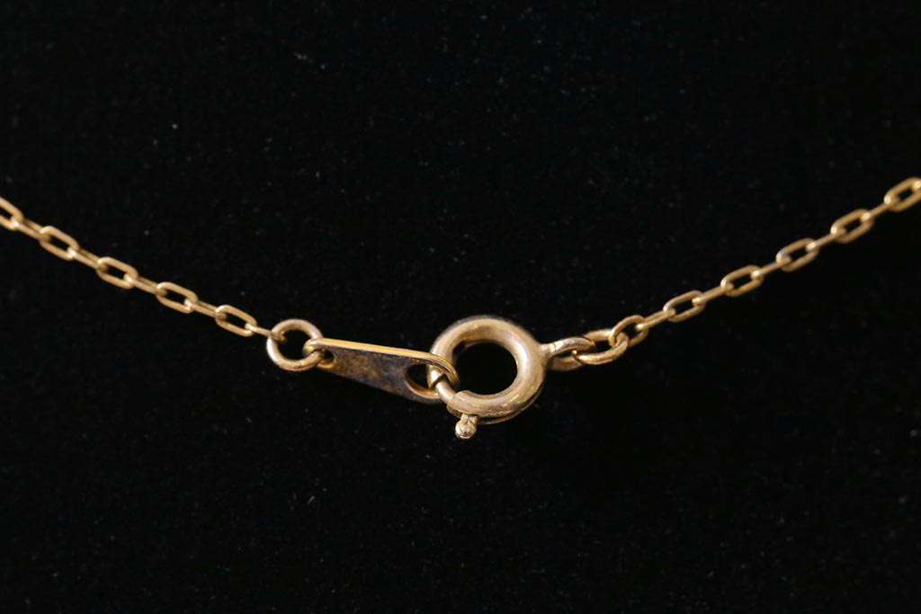 ビンテージアクセサリー　和製ビンテージ　クラシカルなデザインのネックレス(R-043016)