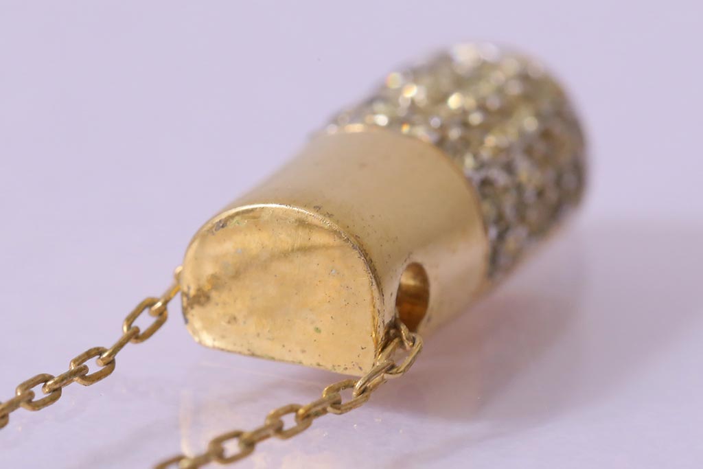 ビンテージアクセサリー　和製ビンテージ　クラシカルなデザインのネックレス(R-043016)