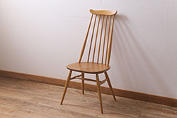 ヴィンテージ家具　イギリスビンテージ　ERCOL(アーコール)　ゴールドスミス　ナチュラルな木色のチェア (ダイニングチェア、椅子)(R-043028)