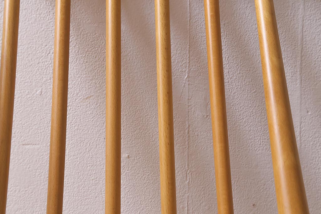 ヴィンテージ家具　イギリスビンテージ　ERCOL(アーコール)　ゴールドスミス　ナチュラルな木色のチェア (ダイニングチェア、椅子)(R-043029)