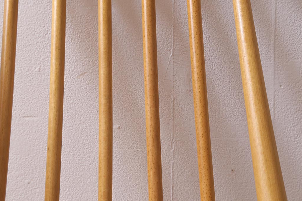 ヴィンテージ家具　イギリスビンテージ　ERCOL(アーコール)　ゴールドスミス　ナチュラルな木色のチェア (ダイニングチェア、椅子)(R-043031)