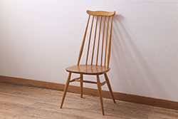 イギリスビンテージ　ERCOL(アーコール)　ゴールドスミス　ナチュラルスタイルにぴったりのチェア(椅子)(R-043078)