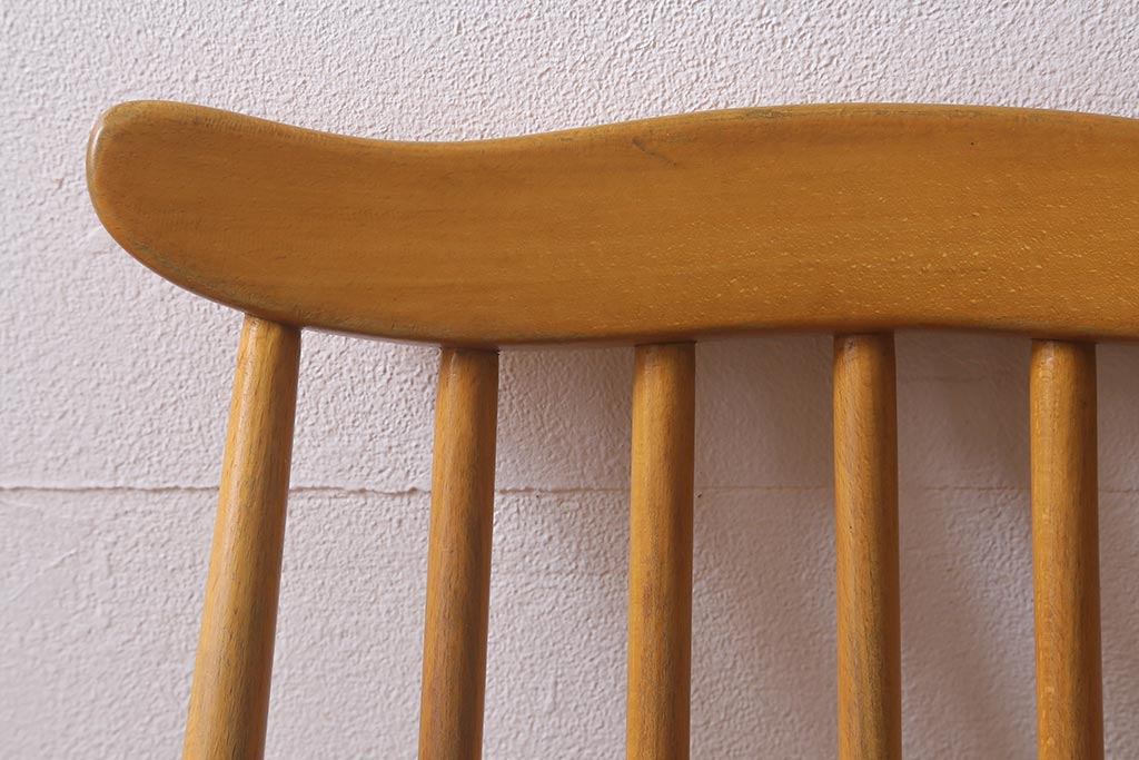 イギリスビンテージ　ERCOL(アーコール)　ゴールドスミス　ナチュラルスタイルにぴったりのチェア(椅子)(R-043080)