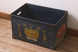 レトロ雑貨　昭和レトロ　グンゼ　ナイロンミシン糸　ボテ箱(収納箱)(R-043258)