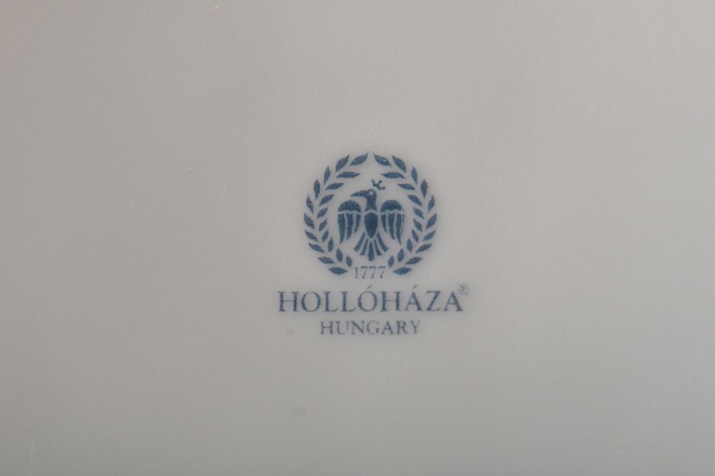 中古　ハンガリー　HOLLOHAZA(ホロハーザ)　Pannonia(パノニア)　ティーポット・シュガーポット・クリーマー・カップ&ソーサー6客セット(洋食器、ミルクポット、ティーセット)(R-043338)