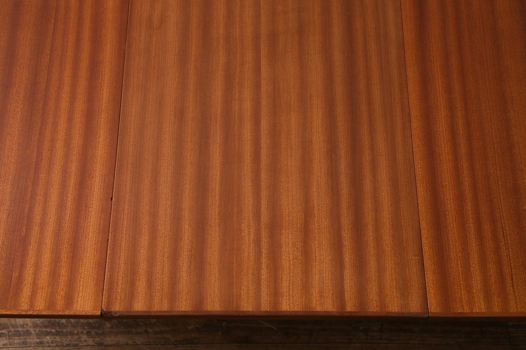 ヴィンテージ家具　イギリスビンテージ　Vanson　チーク・ブナ材　北欧スタイルのエクステンションテーブル(ダイニングテーブル)(R-043353)