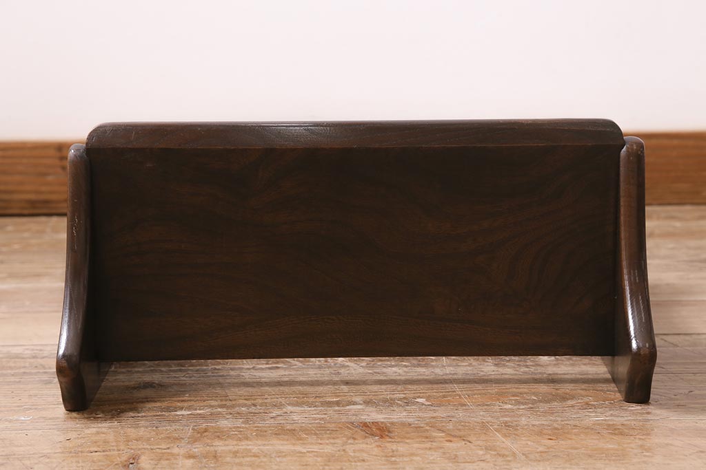 ヴィンテージ家具　イギリスビンテージ　ERCOL(アーコール)　大人の雰囲気漂う上質な壁掛け収納(ウォールシェルフ、吊り戸棚)(R-043385)
