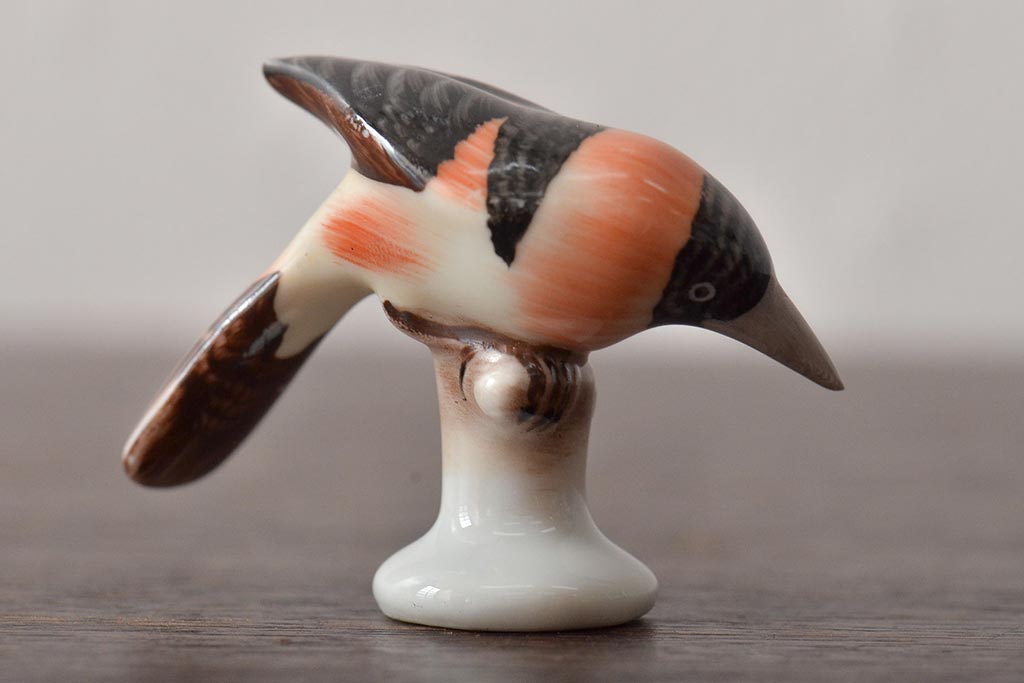 骨董買取】ハンガリー HEREND(ヘレンド) ウサギ 鳥 フィギュリン