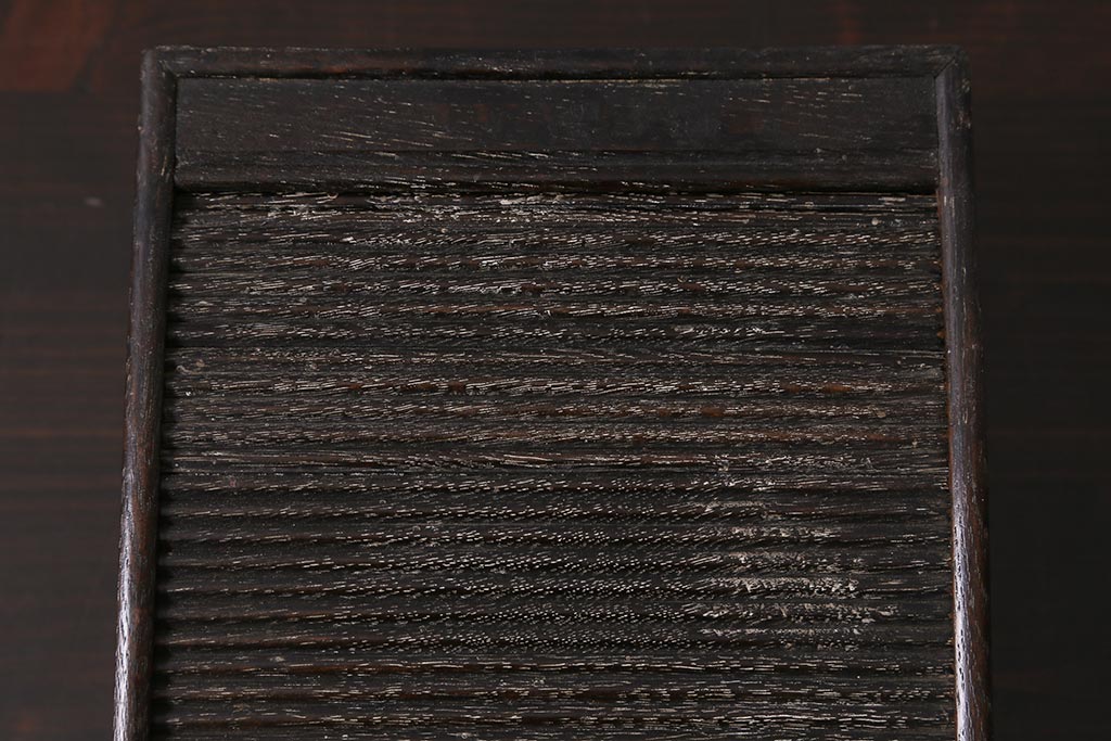 アンティーク雑貨　昭和初期　引き出し付き　蛇腹式のレトロな筆入れ(小物収納、書道具、硯箱)(R-043440)