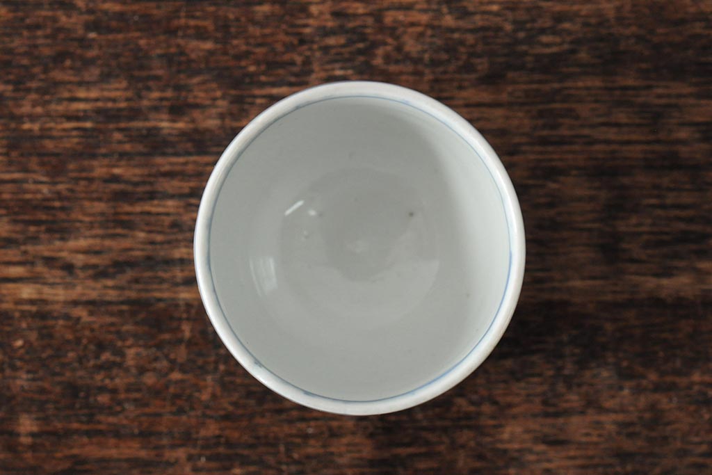 アンティーク雑貨 江戸期 古伊万里 丸福色絵猪口5個(酒器向付)(R アンティーク雑貨 江戸期 古伊万里 丸福色絵猪口5個(酒器向付)(R