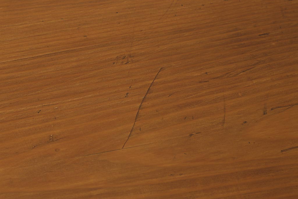 アンティーク家具　時代箪笥リメイク　ヒノキ材　棚付きの和風サイドボード(衣装箪笥)(R-043528)