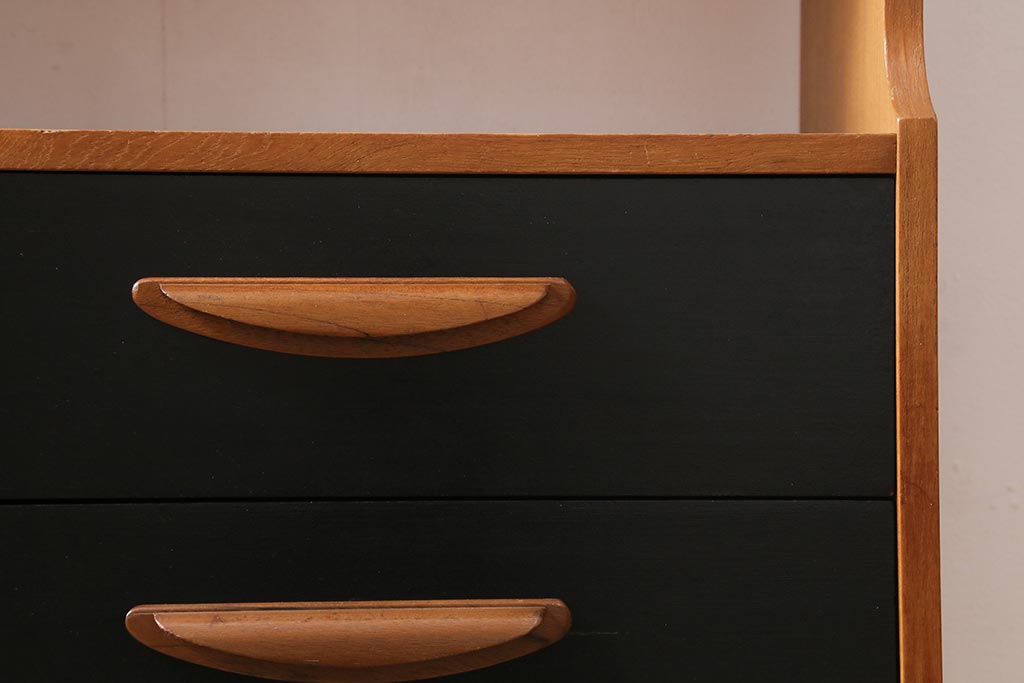 ヴィンテージ家具　STONEHILL　ミッドセンチュリーなルームディバイダー(飾り棚、キャビネット、ビンテージ)(R-043531)