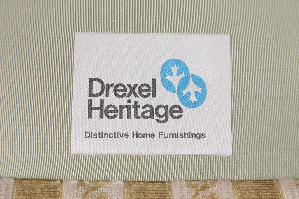 中古　DREXEL HERITAGE(ドレクセルヘリテイジ)　Upholstery(アップホルスタリー)　ハイバックチェア(ソファ)(定価約50万円)(R-043533)