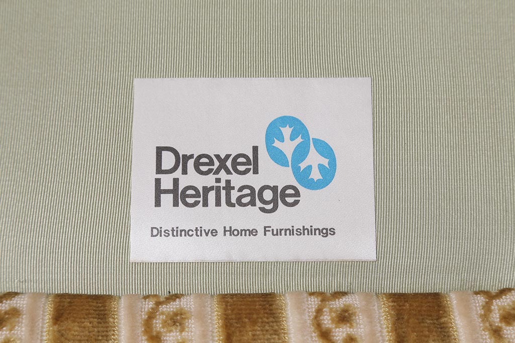 中古　DREXEL HERITAGE(ドレクセルヘリテイジ)　Upholstery(アップホルスタリー)　ローバックチェア(ソファ)(定価約45万円)(R-043535)