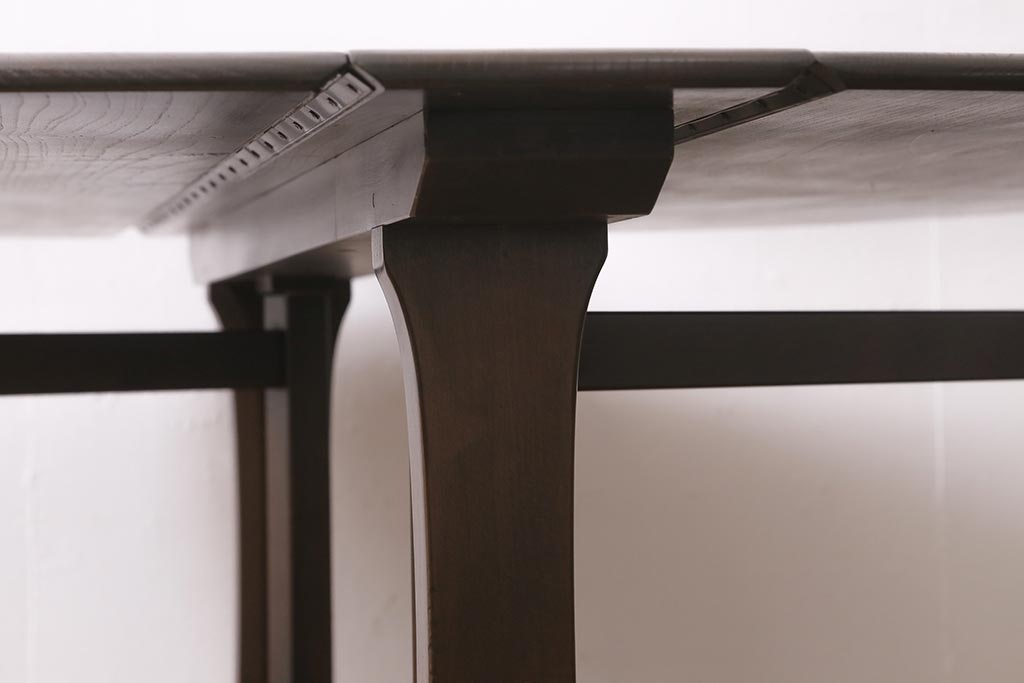 ヴィンテージ家具　イギリスビンテージ　ERCOL(アーコール)　ドロップリーフテーブル(バタフライテーブル、ゲートレッグテーブル)(R-043573)