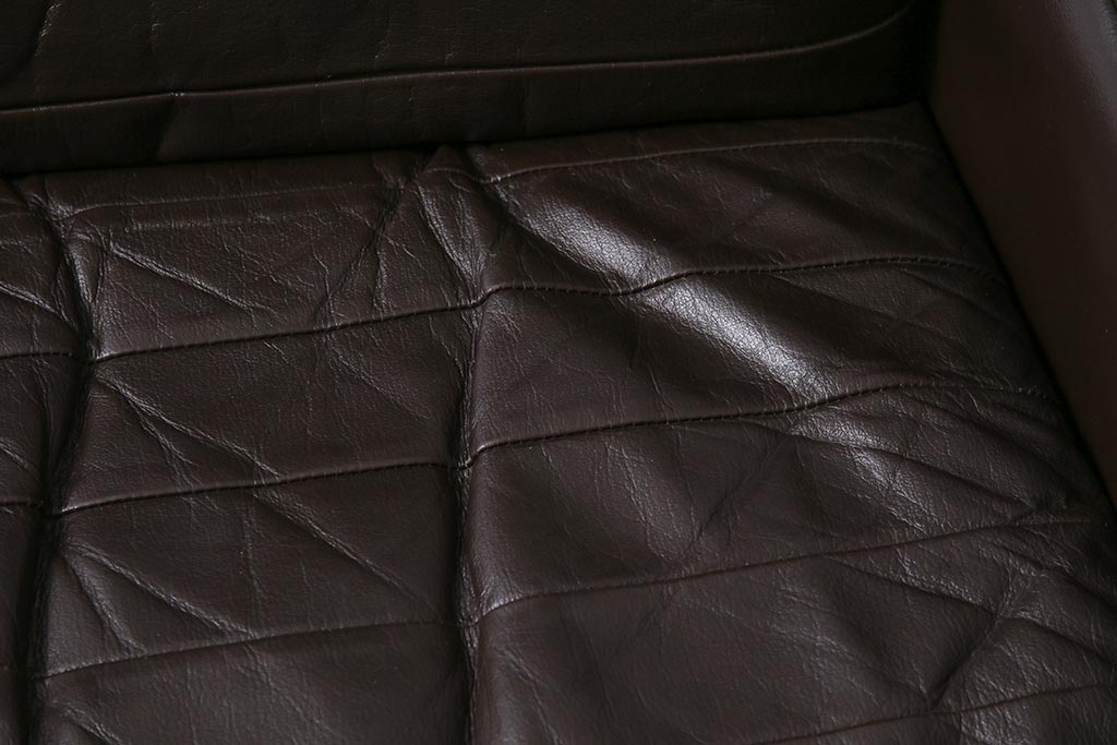 ヴィンテージ家具　オールドマルニ　maruni(マルニ木工)　スタイリッシュなデザインが魅力の一人掛けソファ(1シーター、1Pソファ、ビンテージ)(R-043823)
