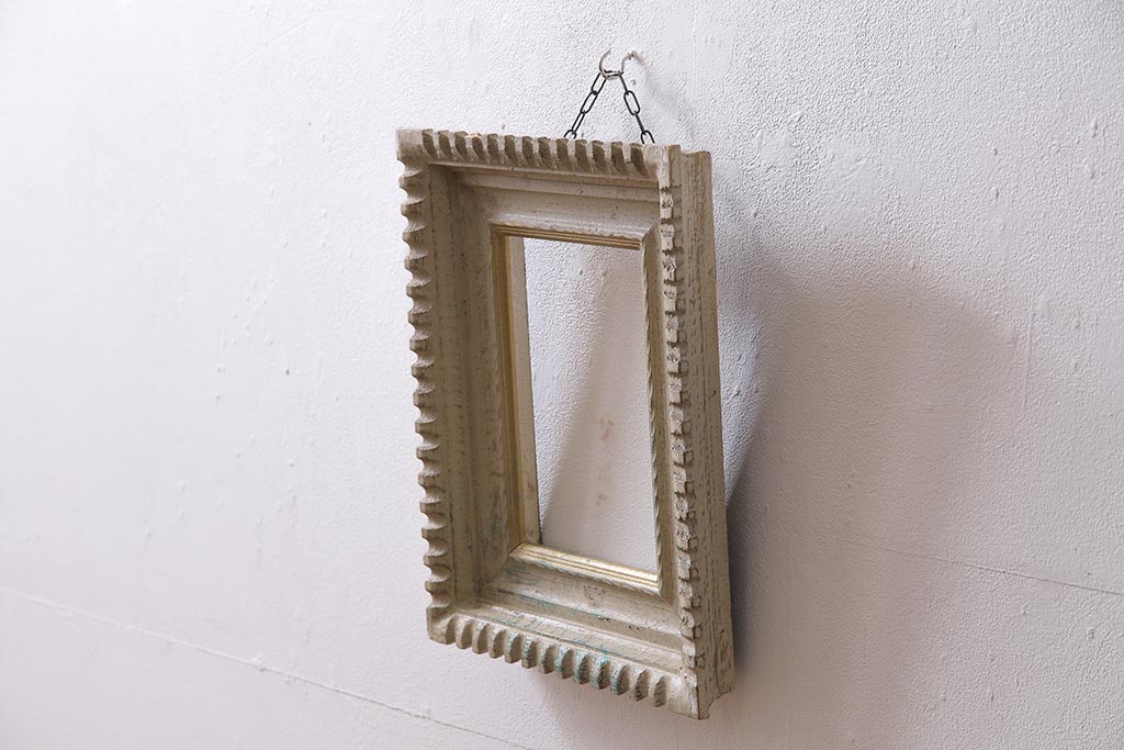 19425 Antique picture frame, 60 x 70 mm, plastic