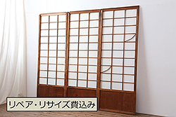 中古　大きなロートアイアンガーデンフェンス(32)(洋風フェンス、ヨーロッパ風フェンス、門扉、鉄柵)