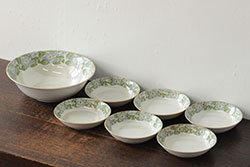デンマーク　ROYAL COPENHAGEN(ロイヤルコペンハーゲン)　ブルーフルーテッド　ハーフレース　ティーカップ&ソーサー3客セット(洋食器、C&S)(R-062829)