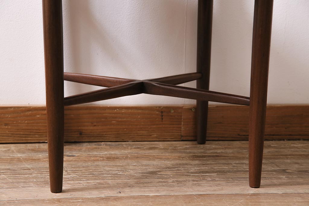 ヴィンテージ家具　北欧ビンテージ　G-PLAN(ジープラン)　Fresco(フレスコ)　チーク材　サーキュラーチェア(ダイニングチェア、椅子)(R-043980)