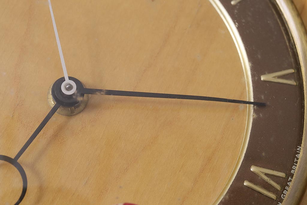 ジャンク品　ヴィンテージ雑貨　イギリス　SMITHS SECTRIC　置き時計(ディスプレイ雑貨、ビンテージ)(R-044177)