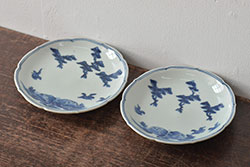 大浦胡泉　漆器　若松　蒔絵　銘々盆5枚セット(共箱付き、銘々皿)(R-062954)