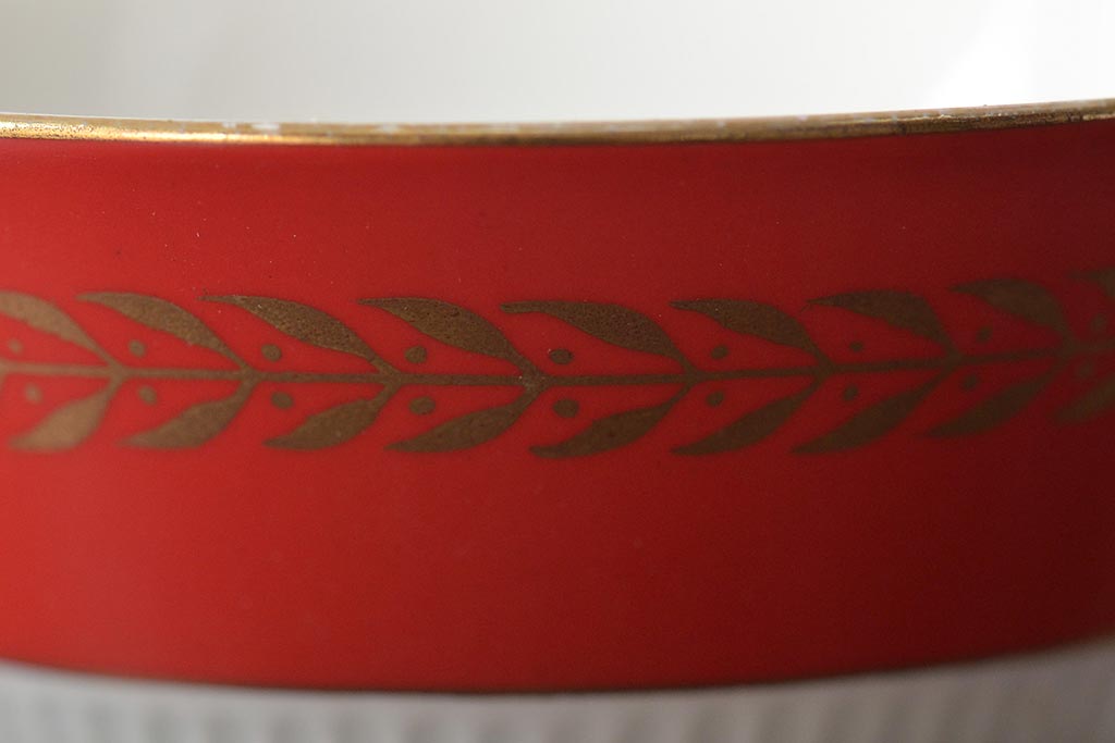アンティーク　昭和初期　東洋陶器(東陶、トートー)　レトロシックなカップ&ソーサー6客セット(陶磁器)(R-044411)
