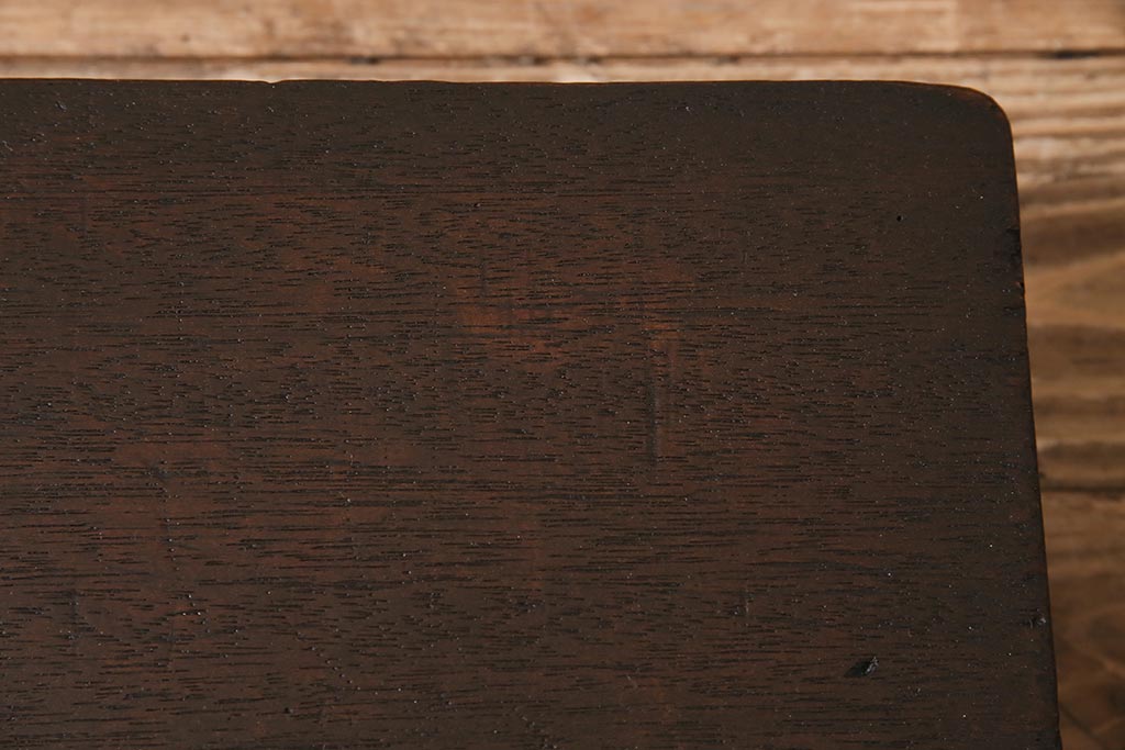 アンティーク家具　和製アンティーク　昭和初期　ラワン材　落ち着きのある和の雰囲気漂う裁ち板(ローテーブル、作業台、飾り台、陳列台)(R-044547)