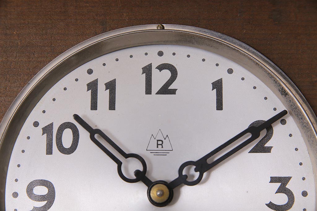 アンティーク雑貨　昭和初期　RYUSUISHA(龍水社)製　昭和レトロな雰囲気がお洒落な壁掛け時計(柱時計、振り子時計、ボンボン時計)(R-044549)