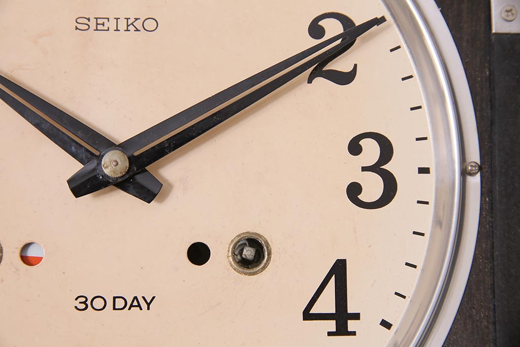 レトロ雑貨 SEIKO(セイコー) ゼンマイ式 カレンダー付き 渋い