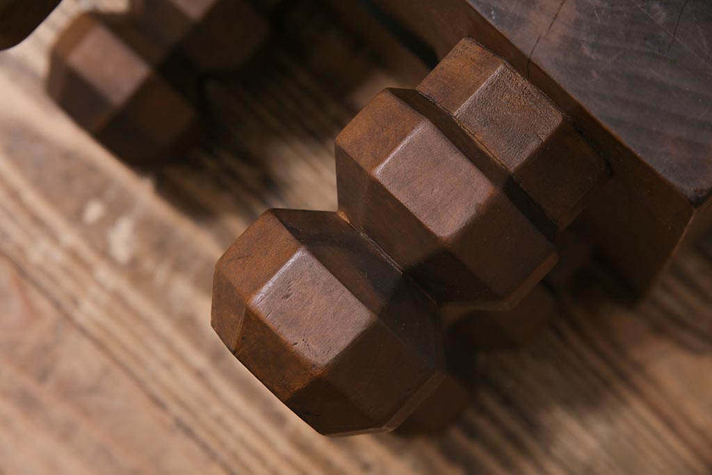 アンティーク雑貨 カツラ材 使い込まれた木の味わいを感じる将棋