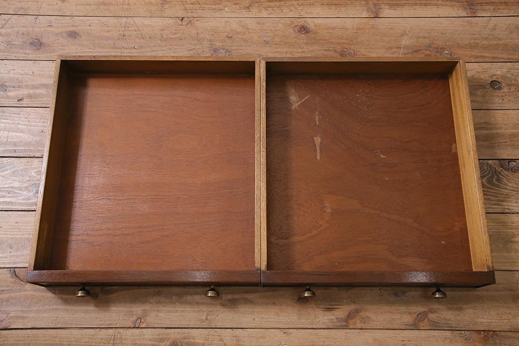 イギリスヴィンテージ　マホガニー材　クラシカルなバタフライデスク(コンソールテーブル、机、在宅ワーク、在宅用ビンテージ)(R-044921)
