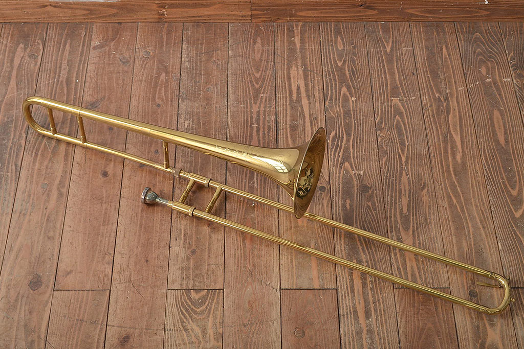 古い　NIKKAN(ニッカン)　トロンボーン　709151(日本管楽器)(R-045013)