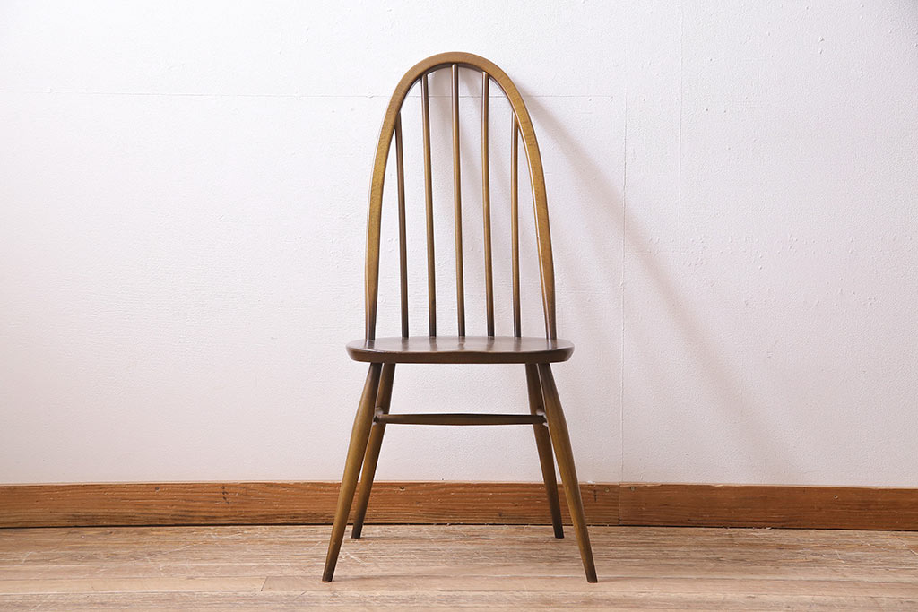 ヴィンテージ　ERCOL(アーコール)　ブリティッシュカントリーに合うクエーカーチェア(椅子、ビンテージ)(R-045026)