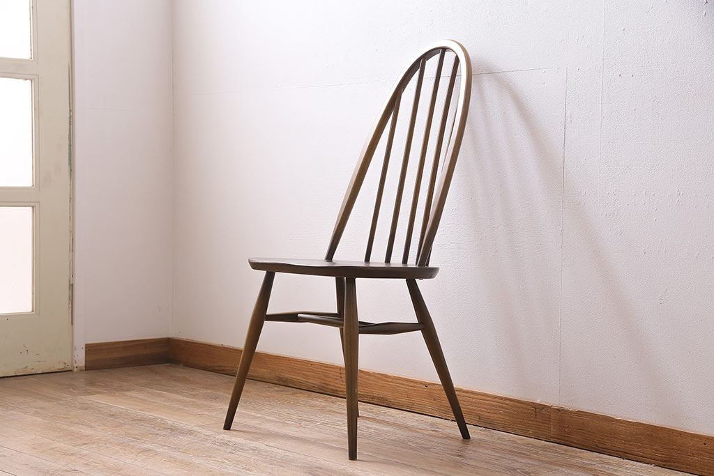 ヴィンテージ　ERCOL(アーコール)　ブリティッシュカントリーに合うクエーカーチェア(椅子、ビンテージ)(R-045026)