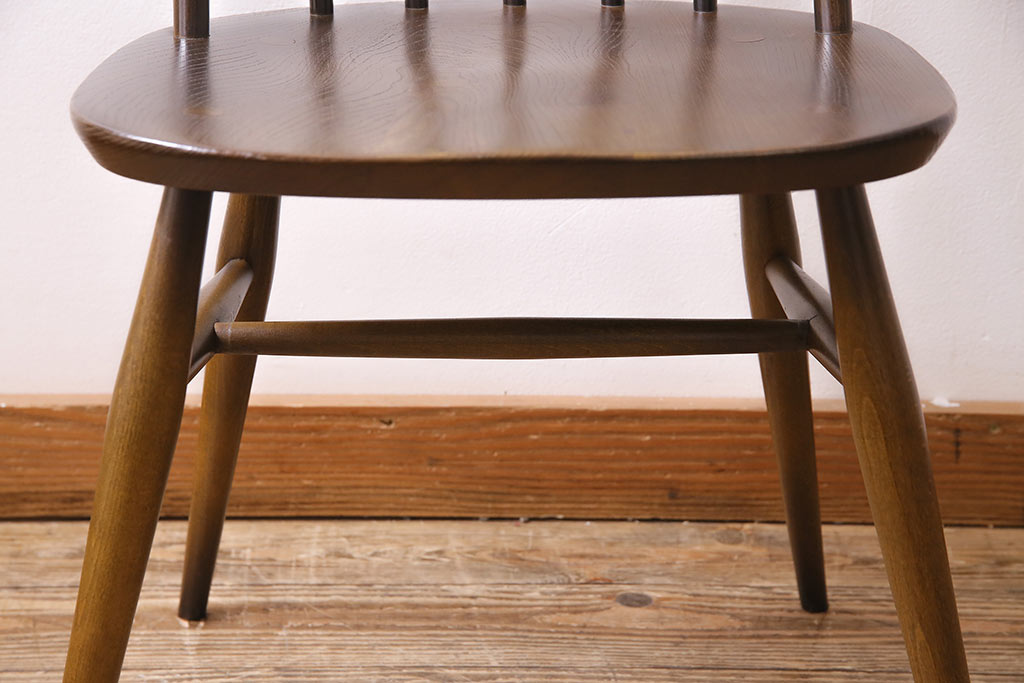 ヴィンテージ　ERCOL(アーコール)　ブリティッシュカントリーに合うクエーカーチェア(椅子、ビンテージ)(R-045026)