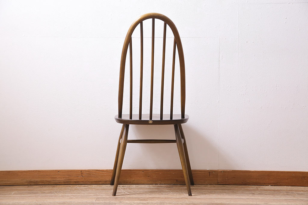 ヴィンテージ　ERCOL(アーコール)　ブリティッシュカントリーに合うクエーカーチェア(椅子、ビンテージ)(R-045026)