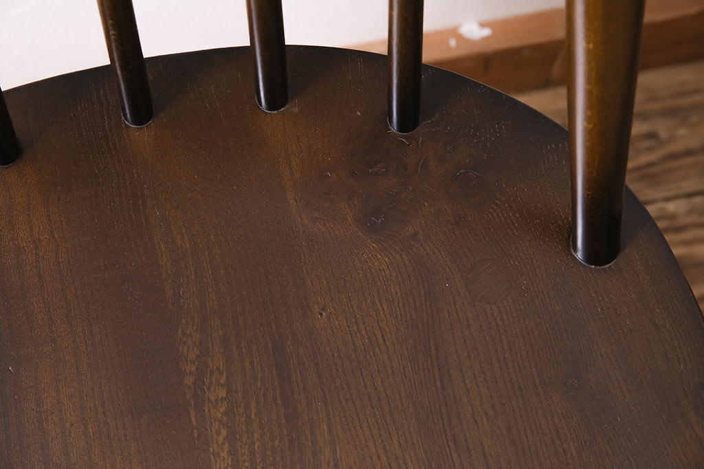 ヴィンテージ　ERCOL(アーコール)　ブリティッシュカントリーに合うクエーカーチェア(椅子、ビンテージ)(R-045027)