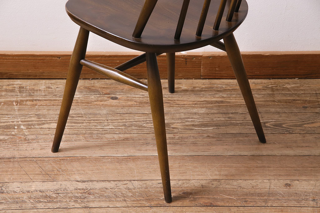 ヴィンテージ　ERCOL(アーコール)　ブリティッシュカントリーに合うクエーカーチェア(椅子、ビンテージ)(R-045027)
