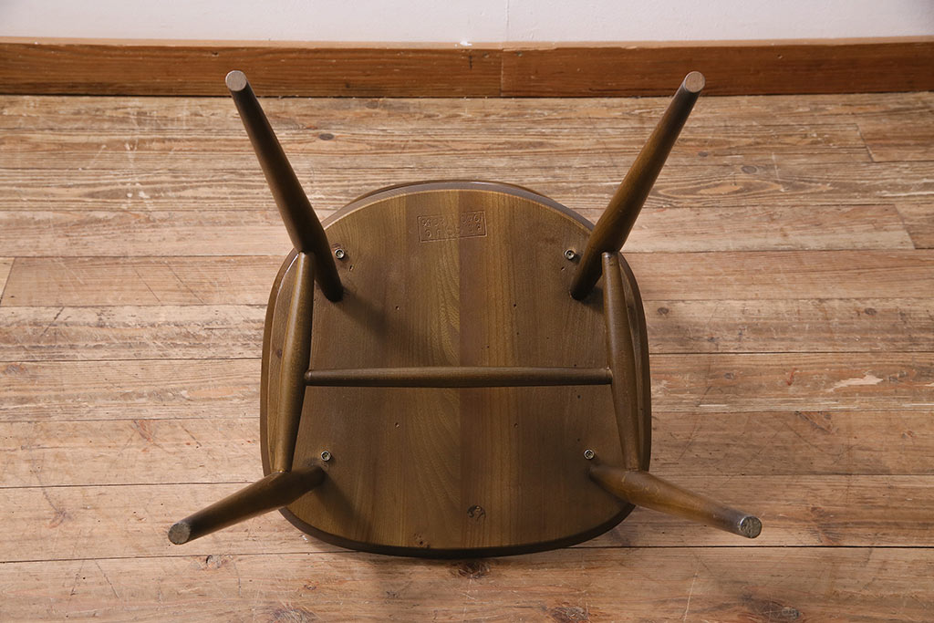 ヴィンテージ　ERCOL(アーコール)　ブリティッシュカントリーに合うクエーカーチェア(椅子、ビンテージ)(R-045027)