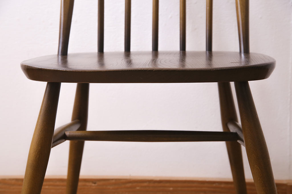 ヴィンテージ　ERCOL(アーコール)　ブリティッシュカントリーに合うクエーカーチェア(椅子、ビンテージ)(R-045028)