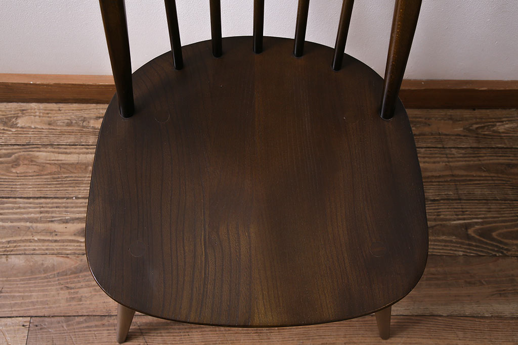 ヴィンテージ　ERCOL(アーコール)　ブリティッシュカントリーに合うクエーカーチェア(椅子、ビンテージ)(R-045029)