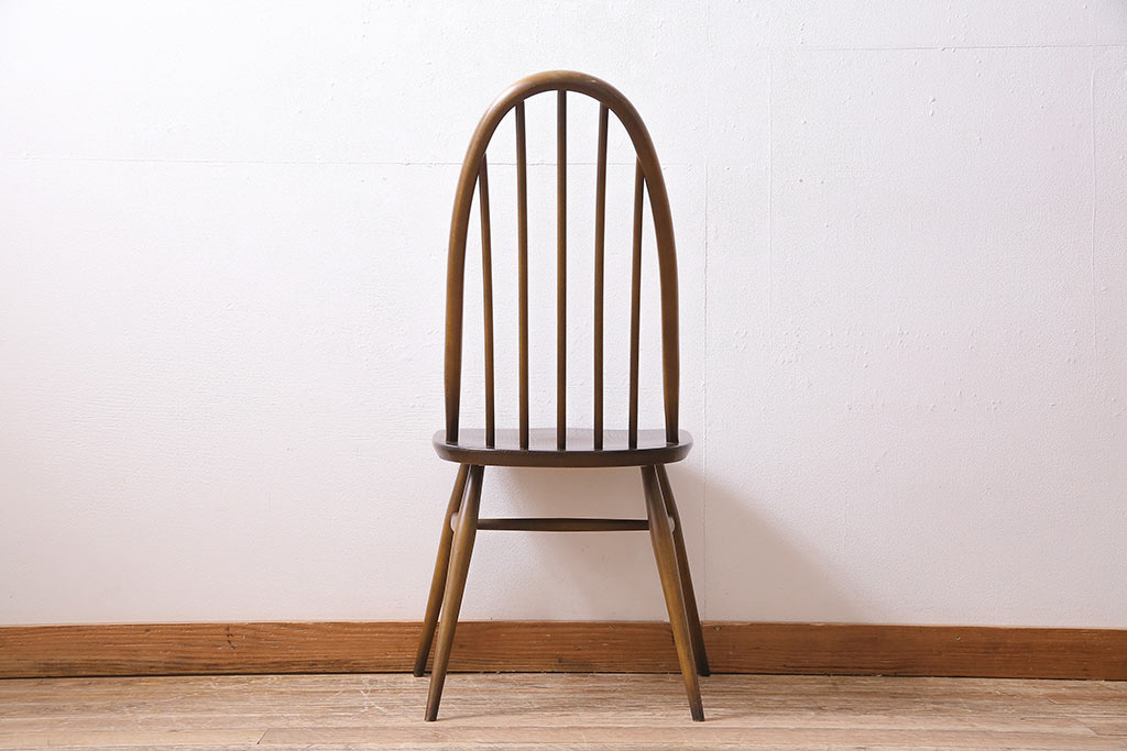 ヴィンテージ　ERCOL(アーコール)　ブリティッシュカントリーに合うクエーカーチェア(椅子、ビンテージ)(R-045029)