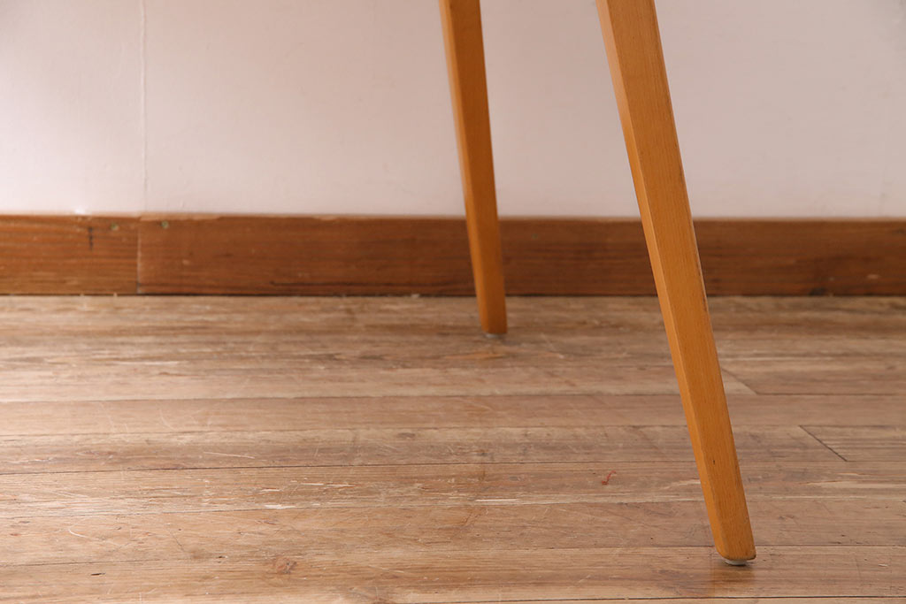 ヴィンテージ家具　イギリスビンテージ　ERCOL(アーコール)　エルム材　スクエアドロップリーフテーブル(バタフライテーブル)(R-045030)