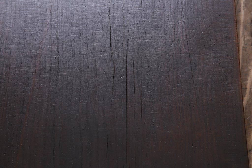 アンティーク家具　明治期　使いこまれた木の風合いが味わい深い裁ち板(作業台、飾り台、陳列台)(R-045080)