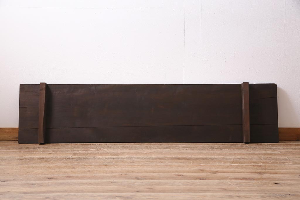 アンティーク家具　明治期　使いこまれた木の風合いが味わい深い裁ち板(作業台、飾り台、陳列台)(R-045080)