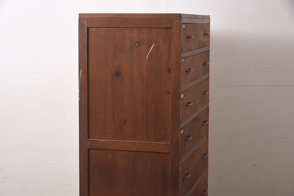 R-045087 アンティーク家具 昭和中期 前面栗材 シンプルなつくり