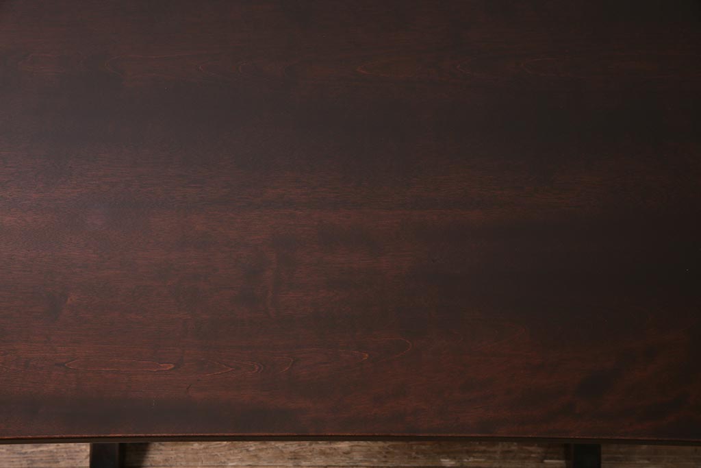 ヴィンテージ家具　松本民芸家具　別注品　落ち着いた大人の空間作りにおすすめのダイニングテーブル(2人掛け、ビンテージ)(R-045113)