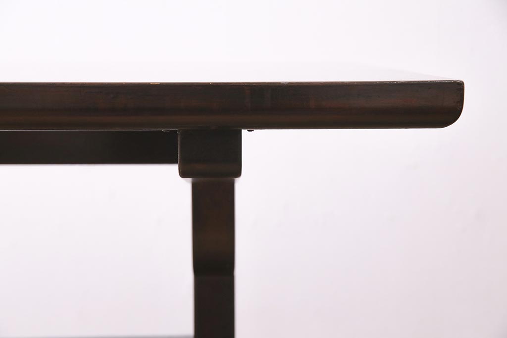 ヴィンテージ家具　松本民芸家具　別注品　落ち着いた大人の空間作りにおすすめのダイニングテーブル(2人掛け、ビンテージ)(R-045135)